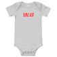 URLVD BABY "COLLEGIATE" ONESIE