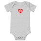 URLVD BABY "RED HEART" ONESIE