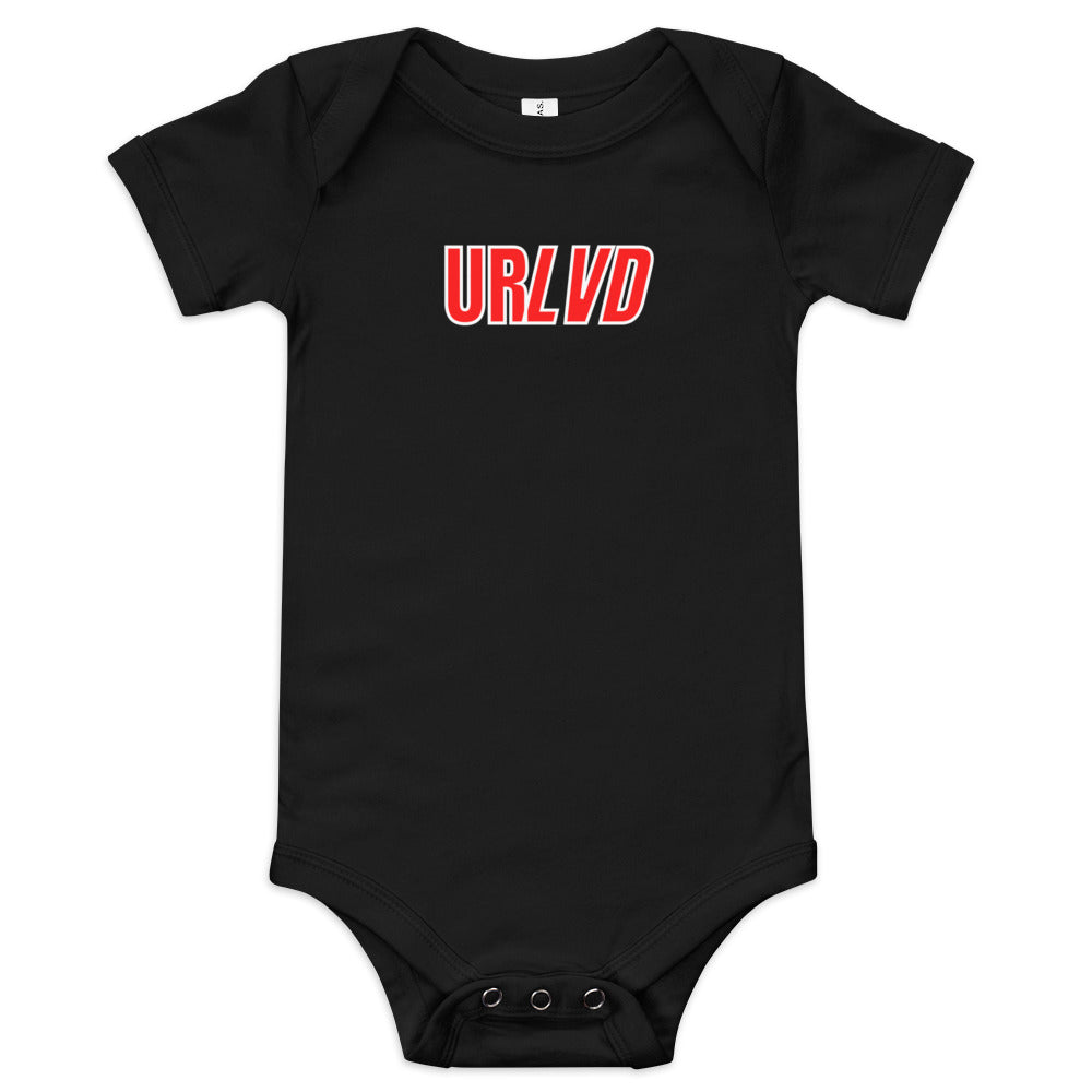 URLVD BABY "COLLEGIATE" ONESIE
