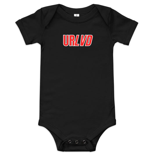 URLVD BABY "COLLEGIATE" ONESIE