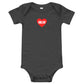 URLVD BABY "RED HEART" ONESIE