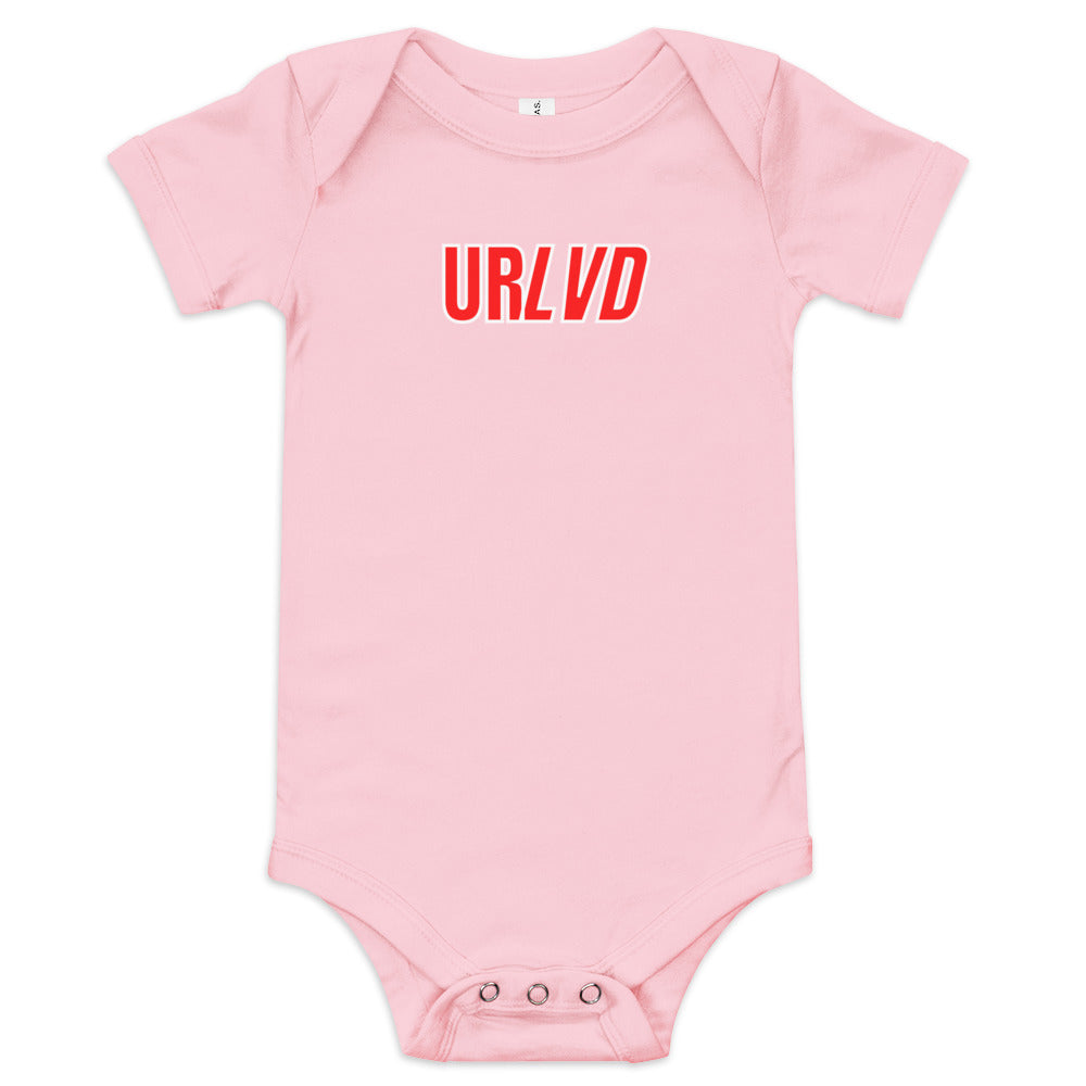 URLVD BABY "COLLEGIATE" ONESIE