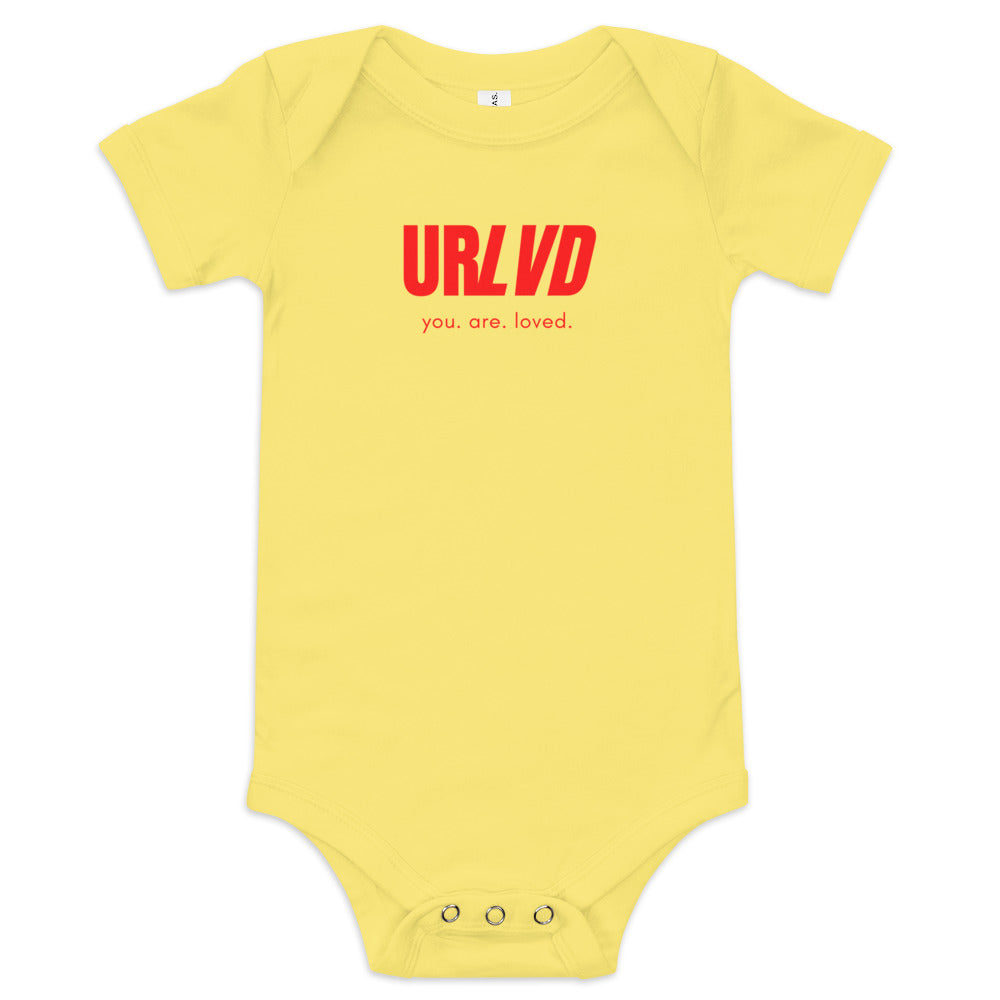 URLVD BABY "SIGNATURE" ONESIE