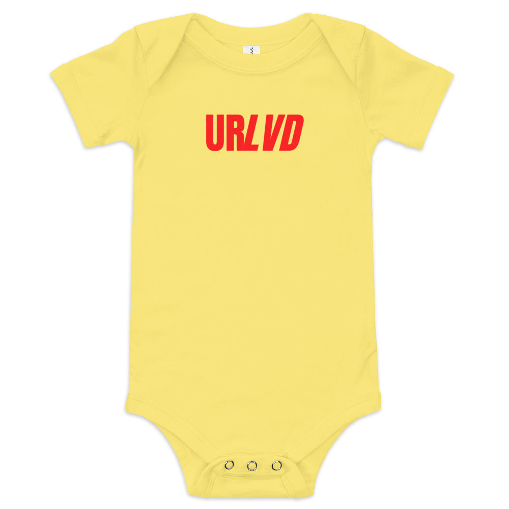 URLVD BABY "RED LABEL" ONESIE