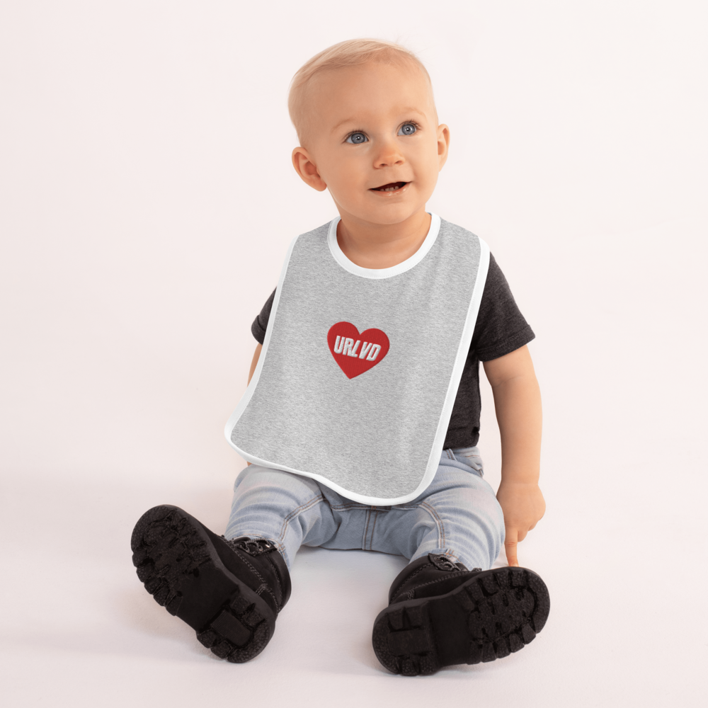 URLVD BABY "RED HEART" BIB