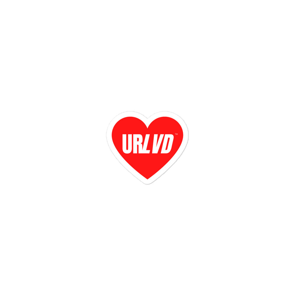"Red Heart" Sticker