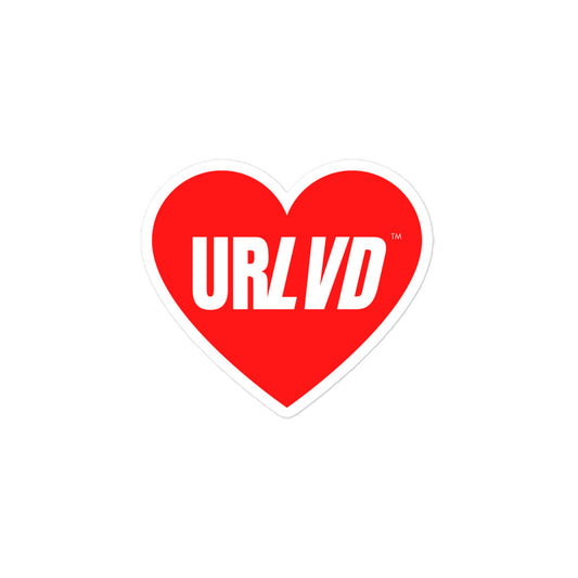 "Red Heart" Sticker