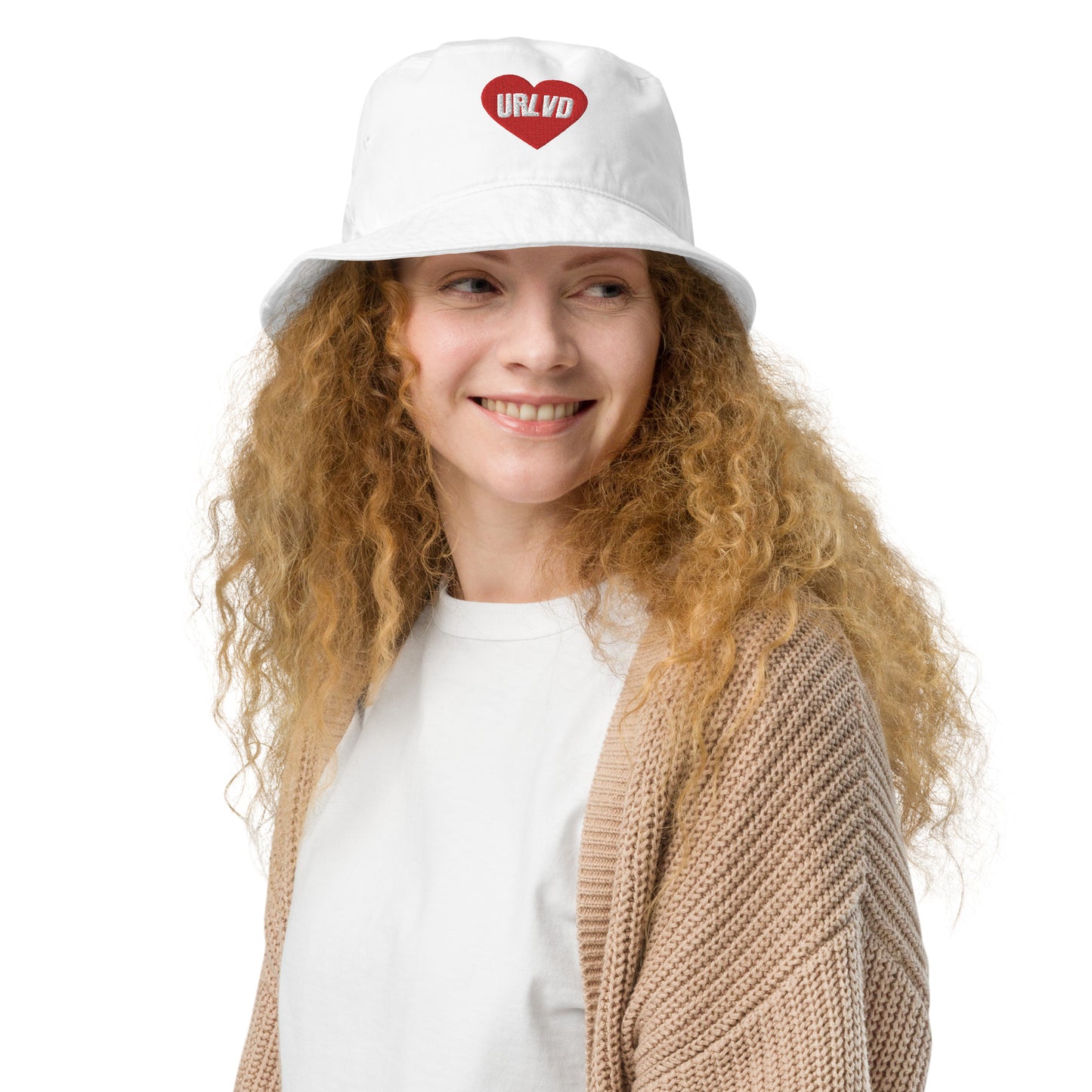 URLVD "RED HEART" BUCKET HAT