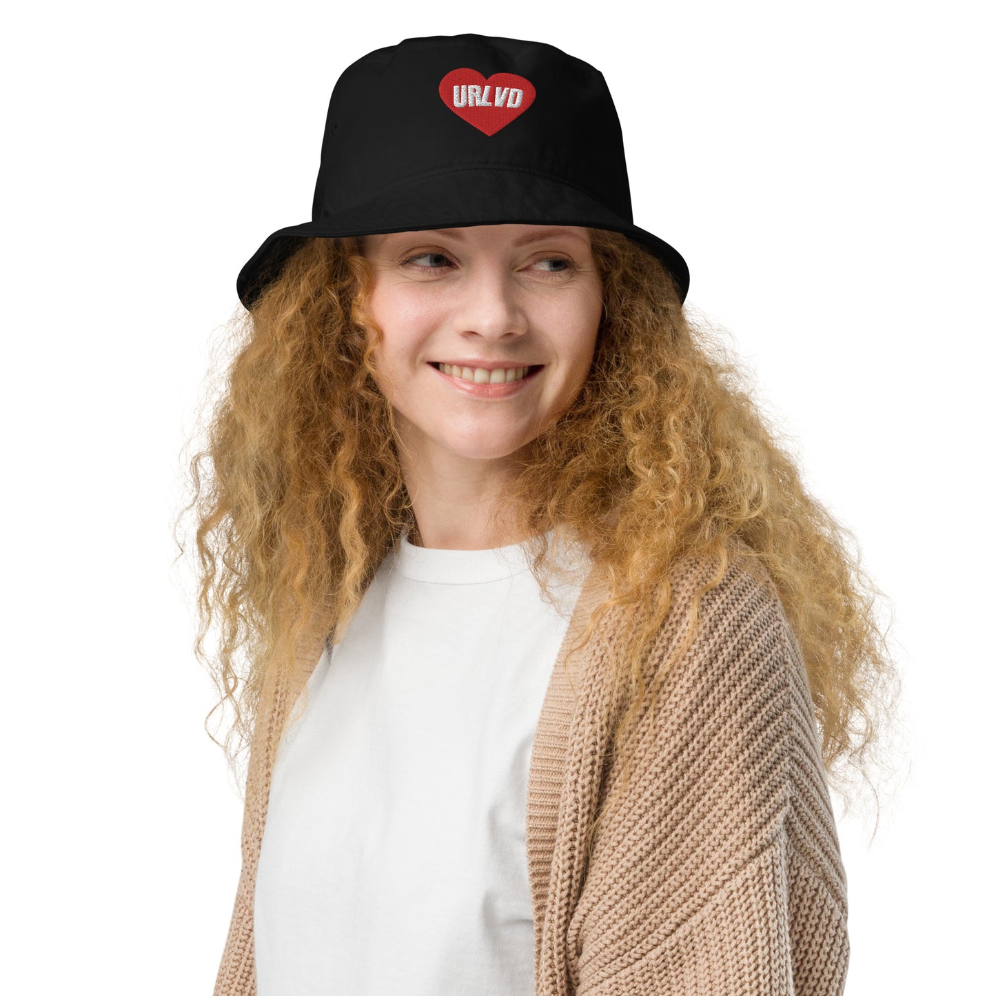 URLVD "RED HEART" BUCKET HAT