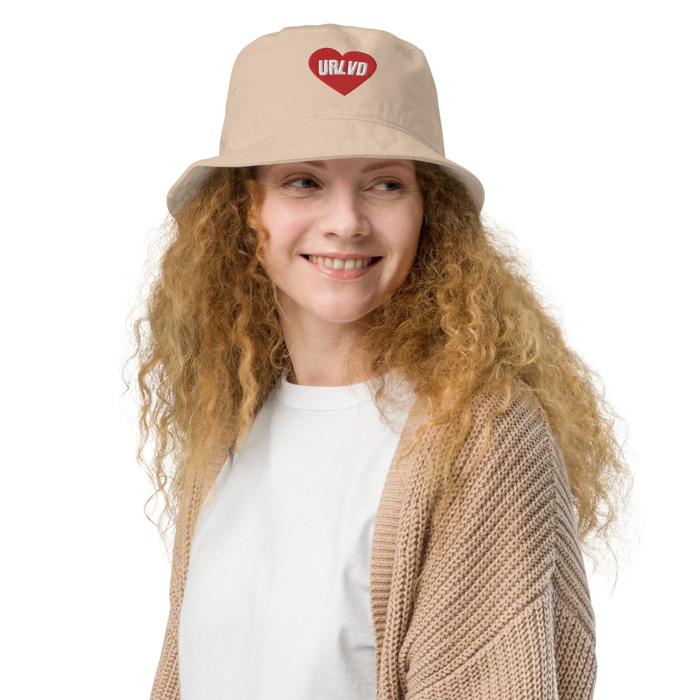 URLVD "RED HEART" BUCKET HAT