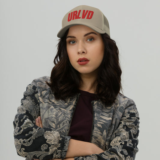 URLVD "RED LABEL" RETRO TRUCKER HAT