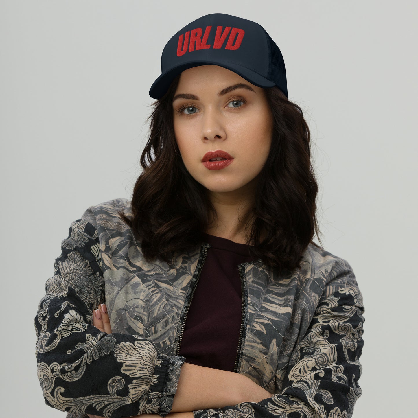 URLVD "RED LABEL" RETRO TRUCKER HAT