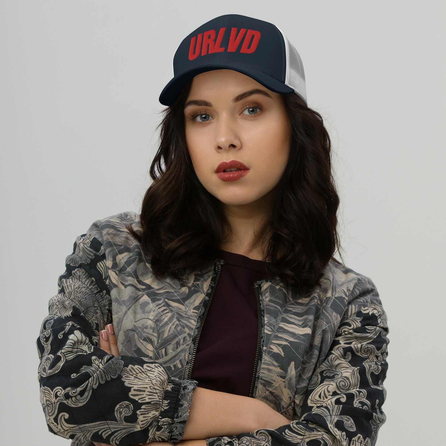URLVD "RED LABEL" RETRO TRUCKER HAT