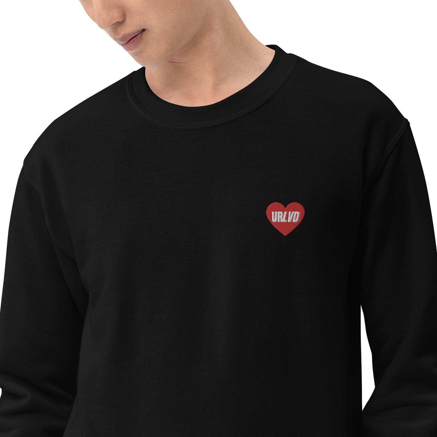 URLVD UNISEX “RED HEART” CREWNECK