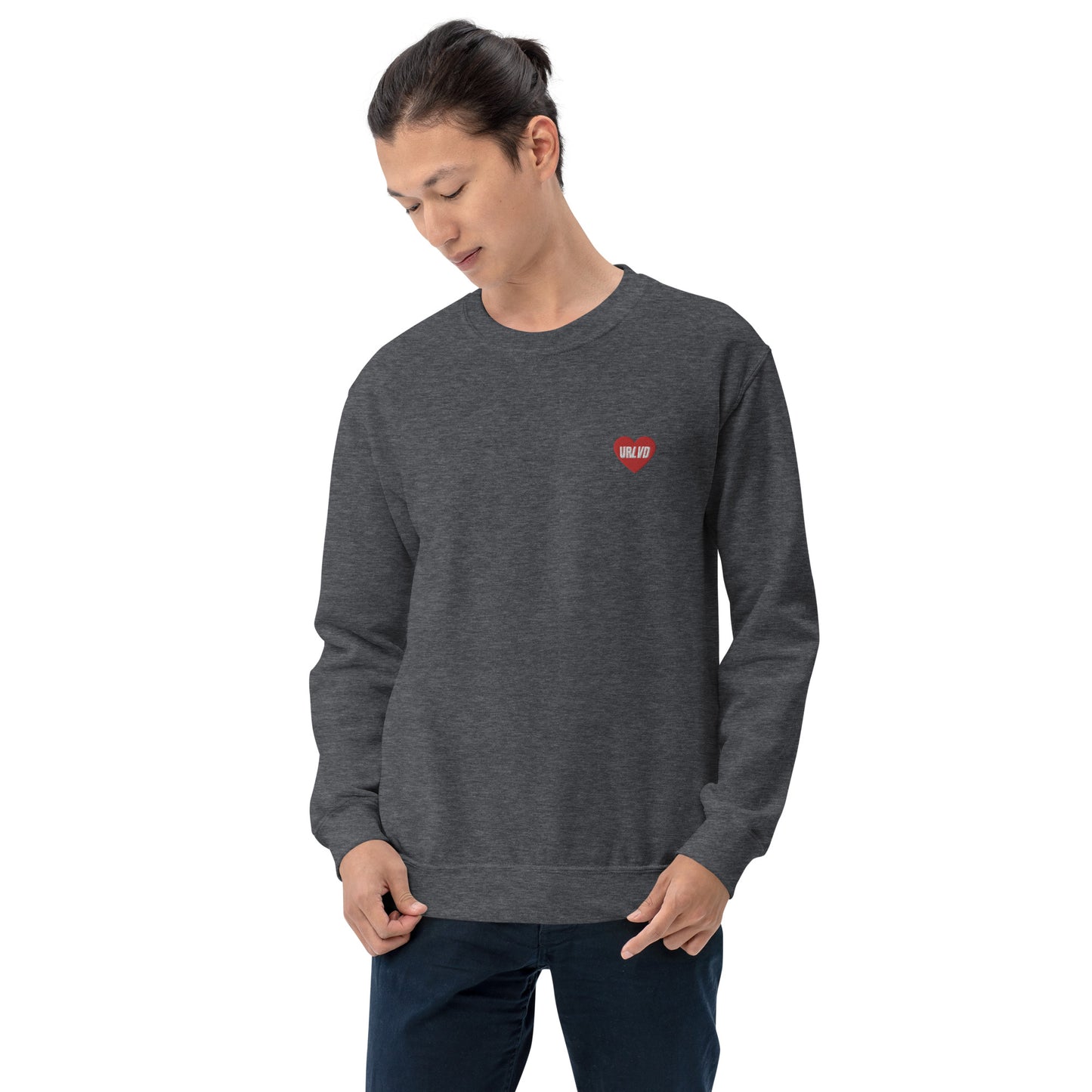 URLVD UNISEX “RED HEART” CREWNECK