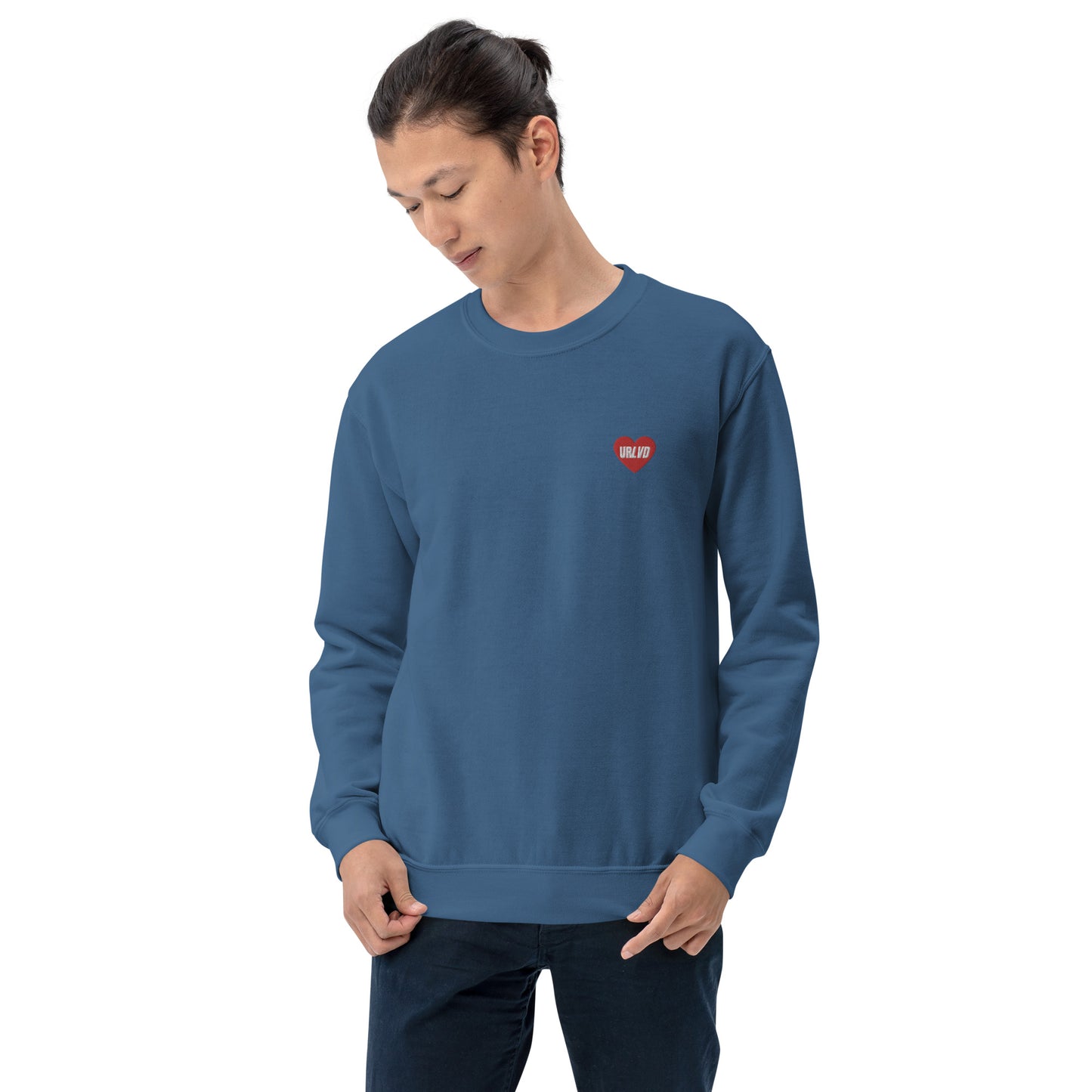 URLVD UNISEX “RED HEART” CREWNECK