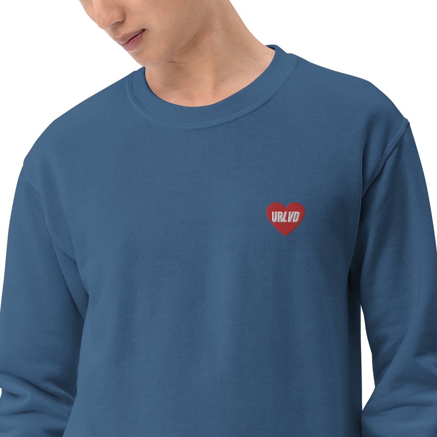 URLVD UNISEX “RED HEART” CREWNECK
