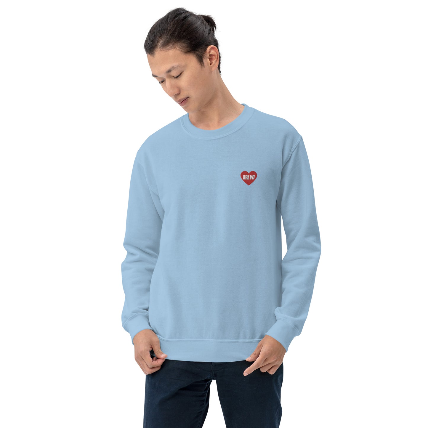URLVD UNISEX “RED HEART” CREWNECK