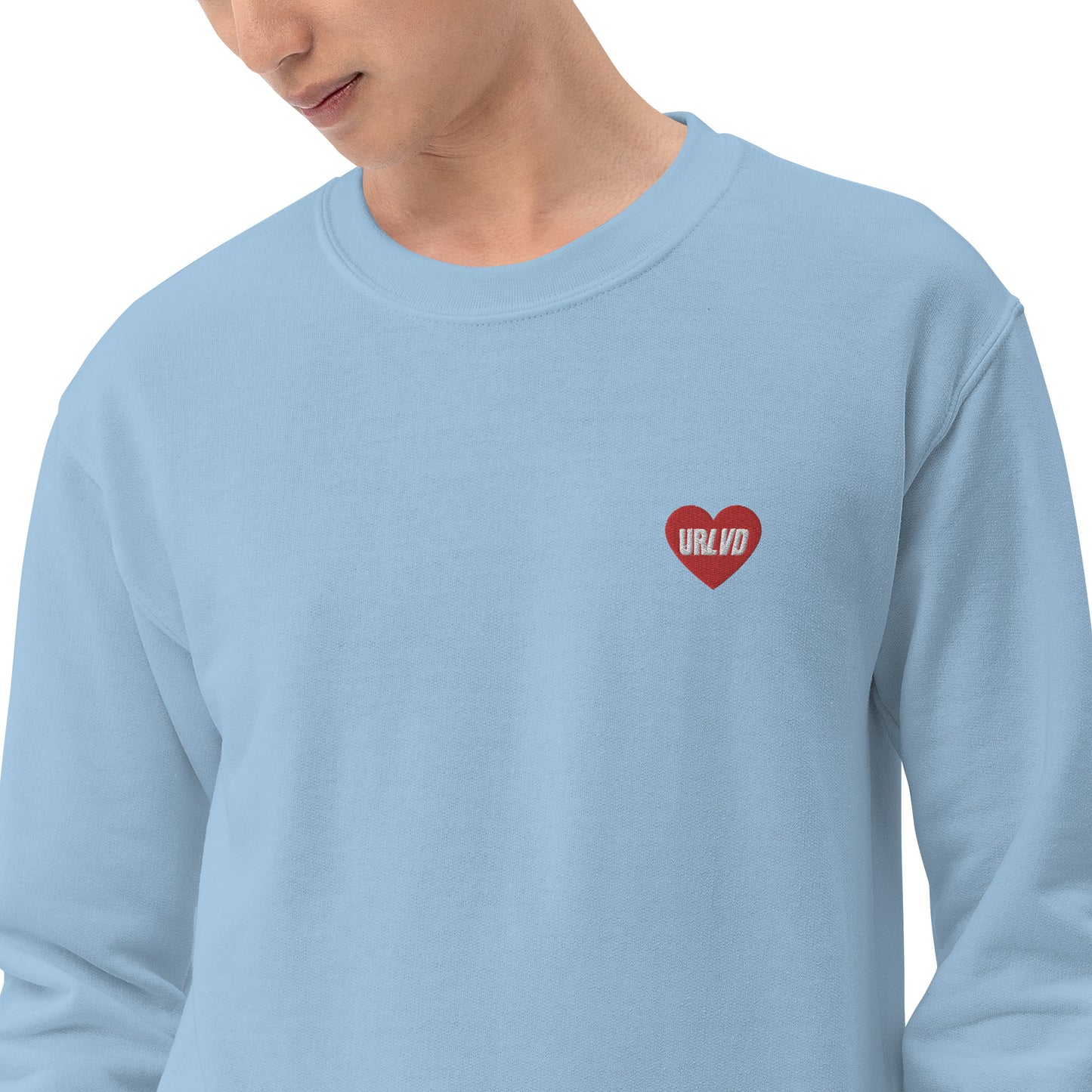 URLVD UNISEX “RED HEART” CREWNECK