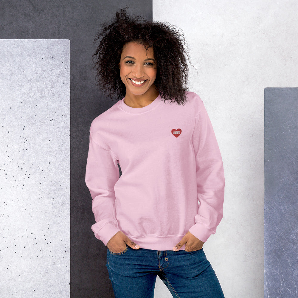 URLVD UNISEX “RED HEART” CREWNECK