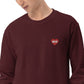 URLVD UNISEX “RED HEART” CREWNECK