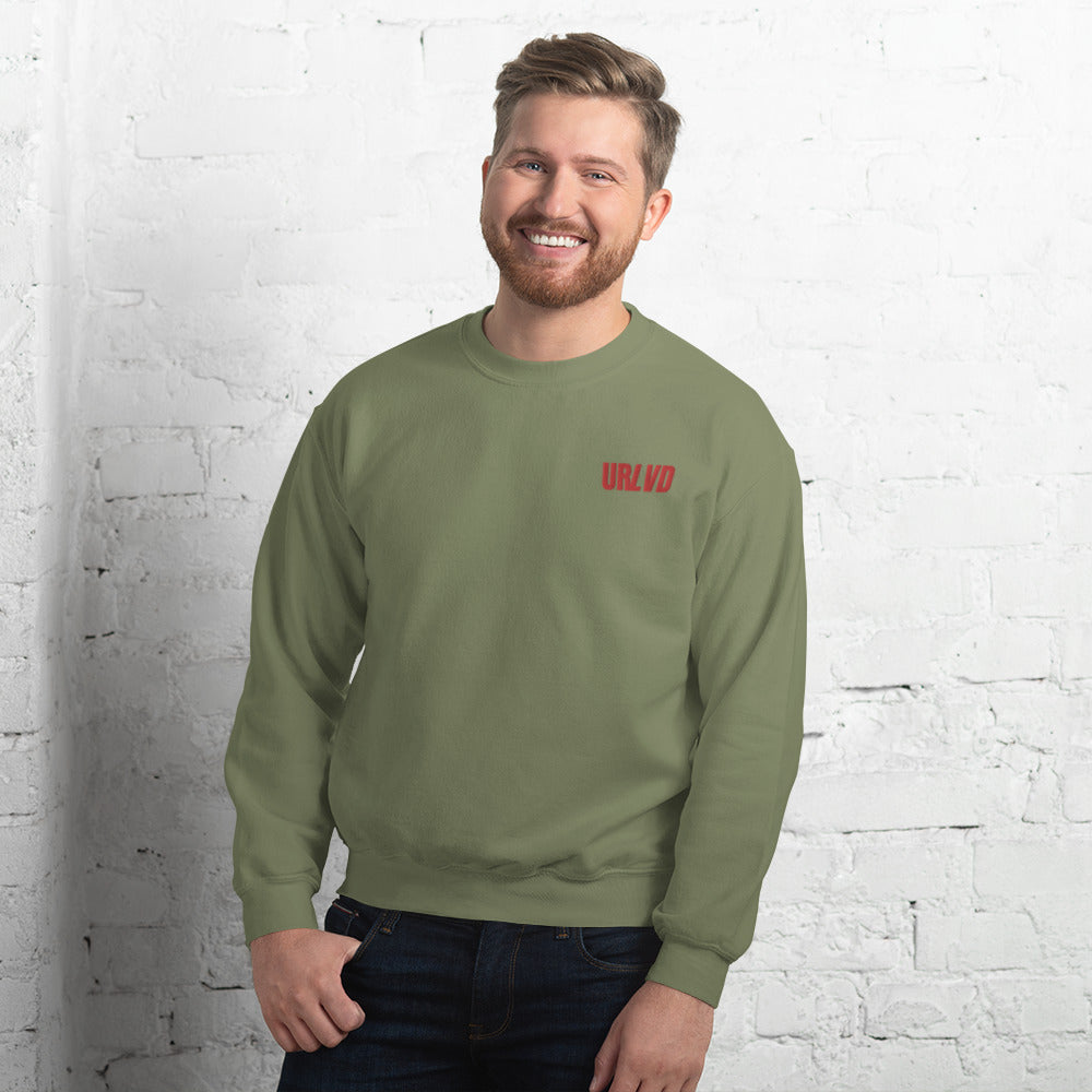 URLVD UNISEX “RED LABEL” CREWNECK