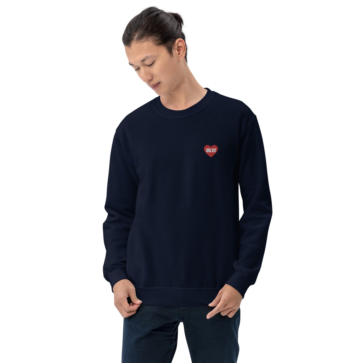 URLVD UNISEX “RED HEART” CREWNECK