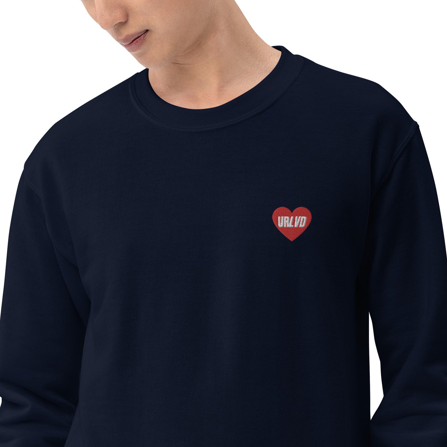 URLVD UNISEX “RED HEART” CREWNECK