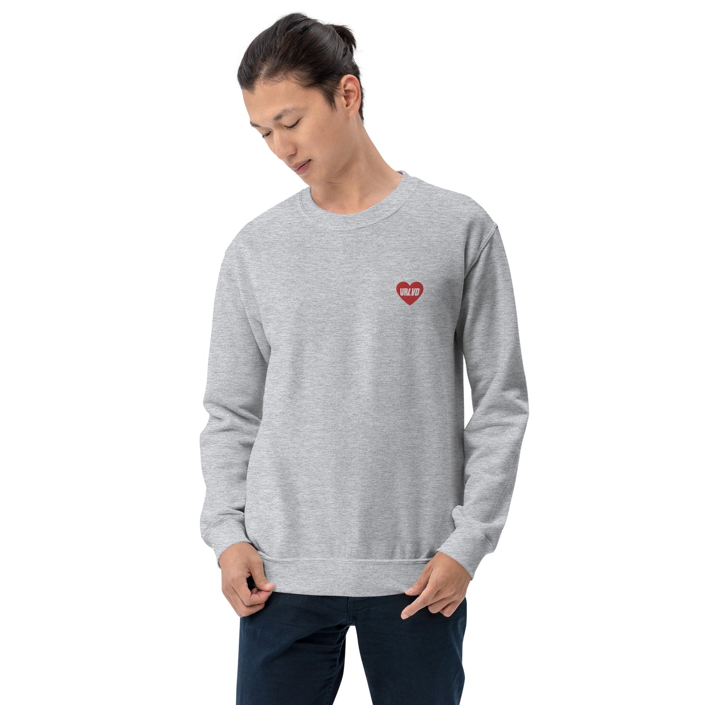 URLVD UNISEX “RED HEART” CREWNECK