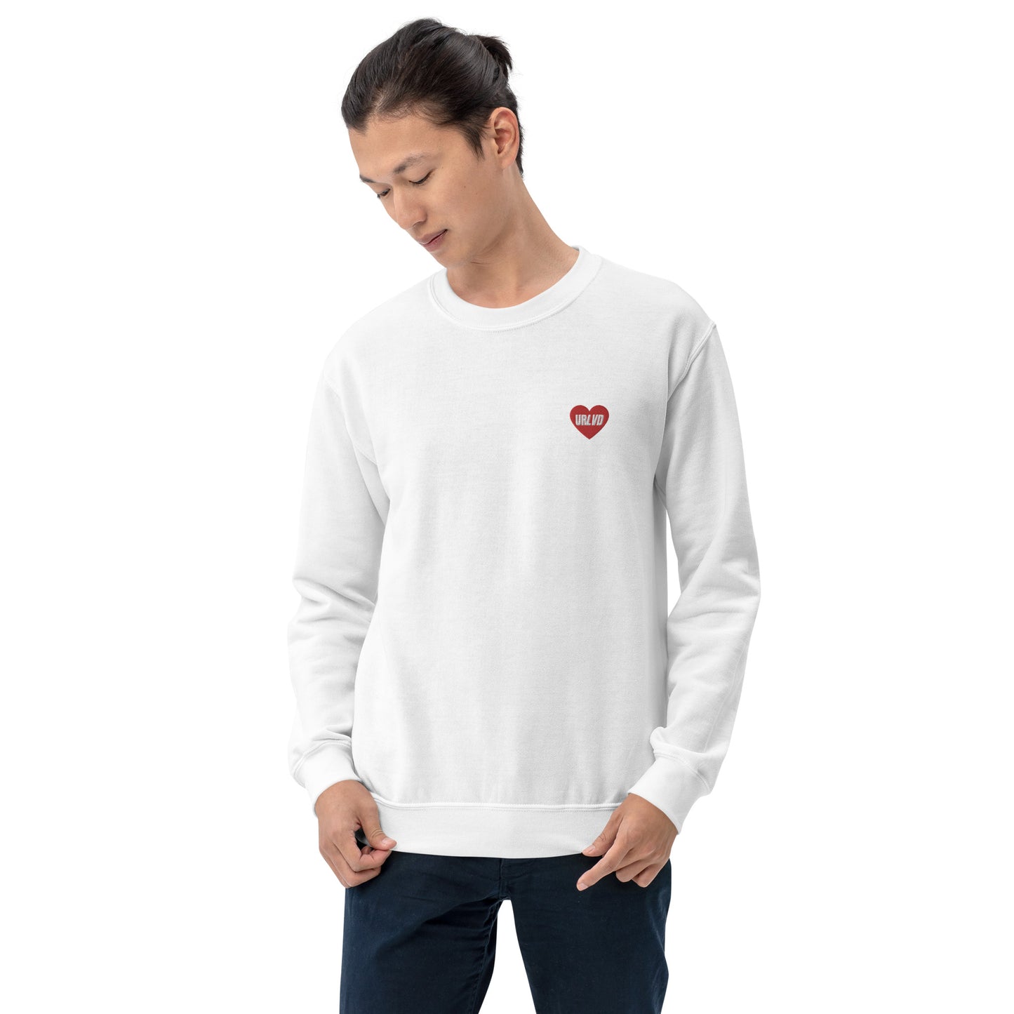 URLVD UNISEX “RED HEART” CREWNECK