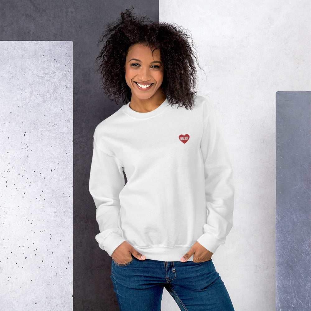 URLVD UNISEX “RED HEART” CREWNECK
