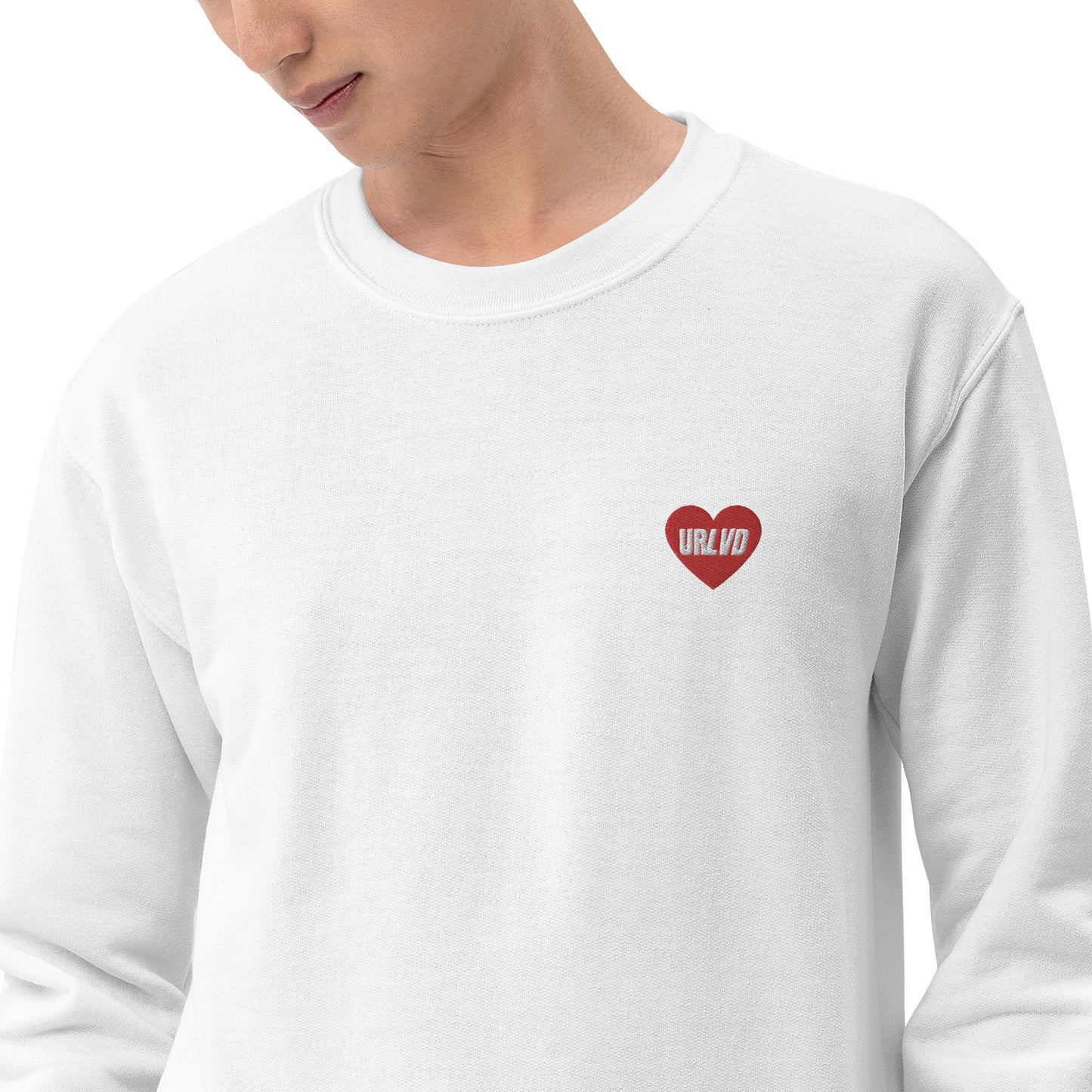 URLVD UNISEX “RED HEART” CREWNECK