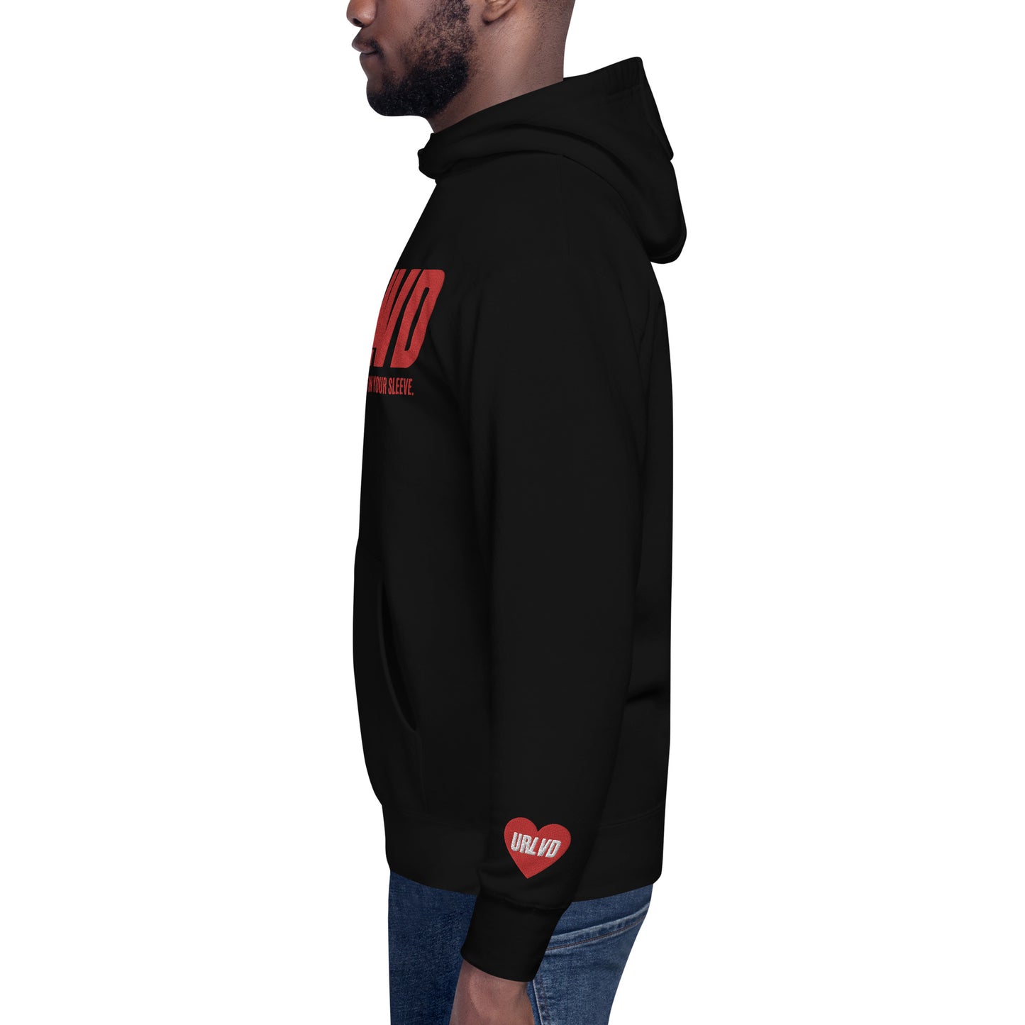URLVD UNISEX “HEART ON SLEEVE” HOODIE