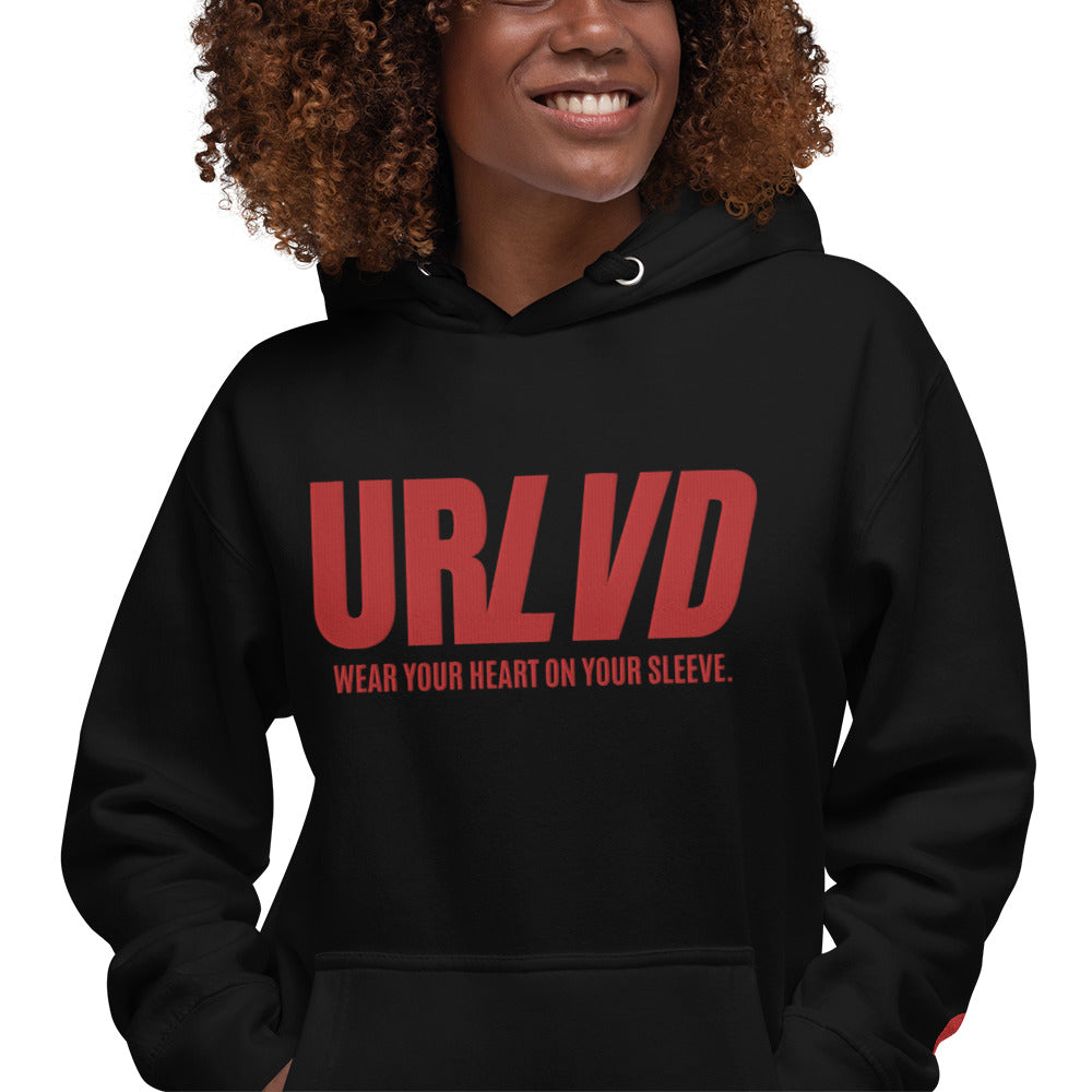 URLVD UNISEX “HEART ON SLEEVE” HOODIE