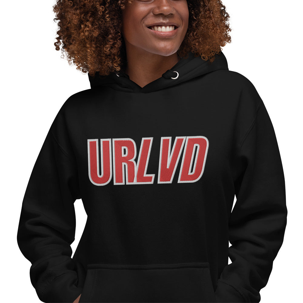 URLVD UNISEX “COLLEGIATE” HOODIE