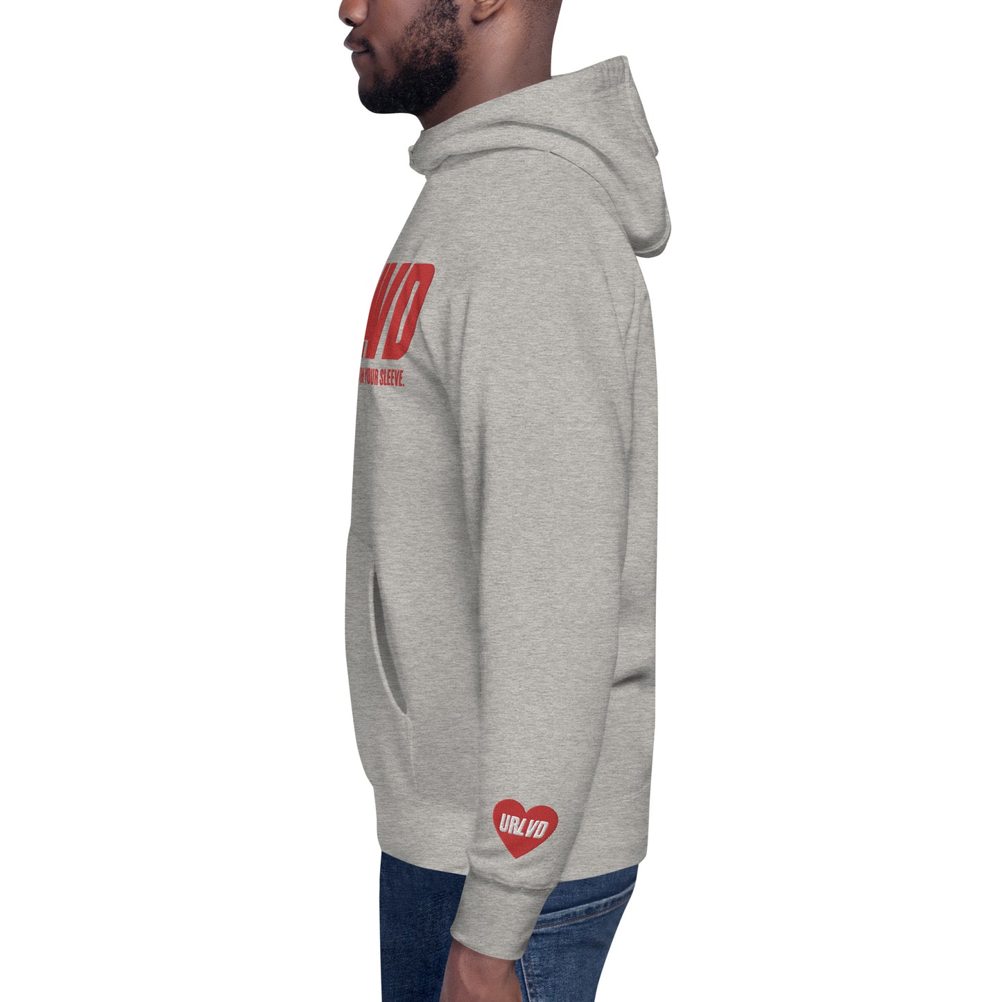 URLVD UNISEX “HEART ON SLEEVE” HOODIE