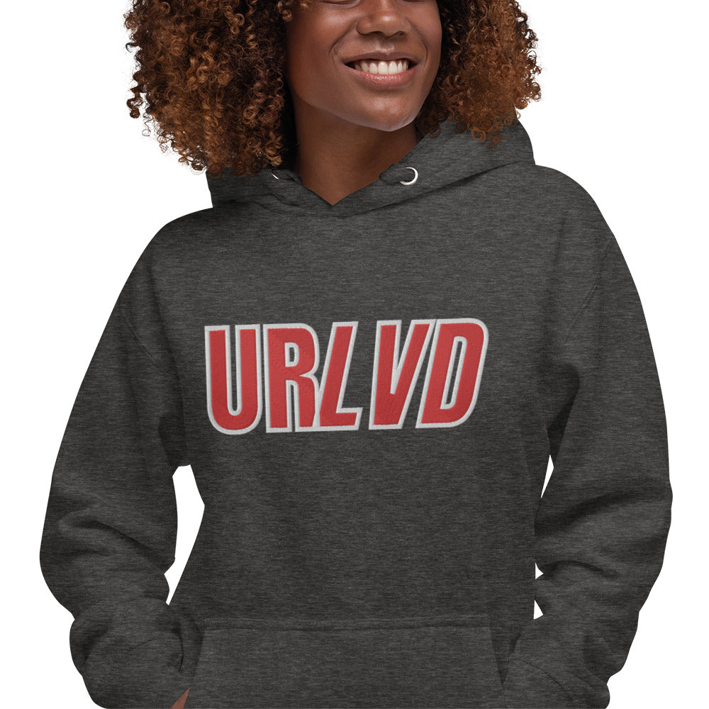 URLVD UNISEX “COLLEGIATE” HOODIE