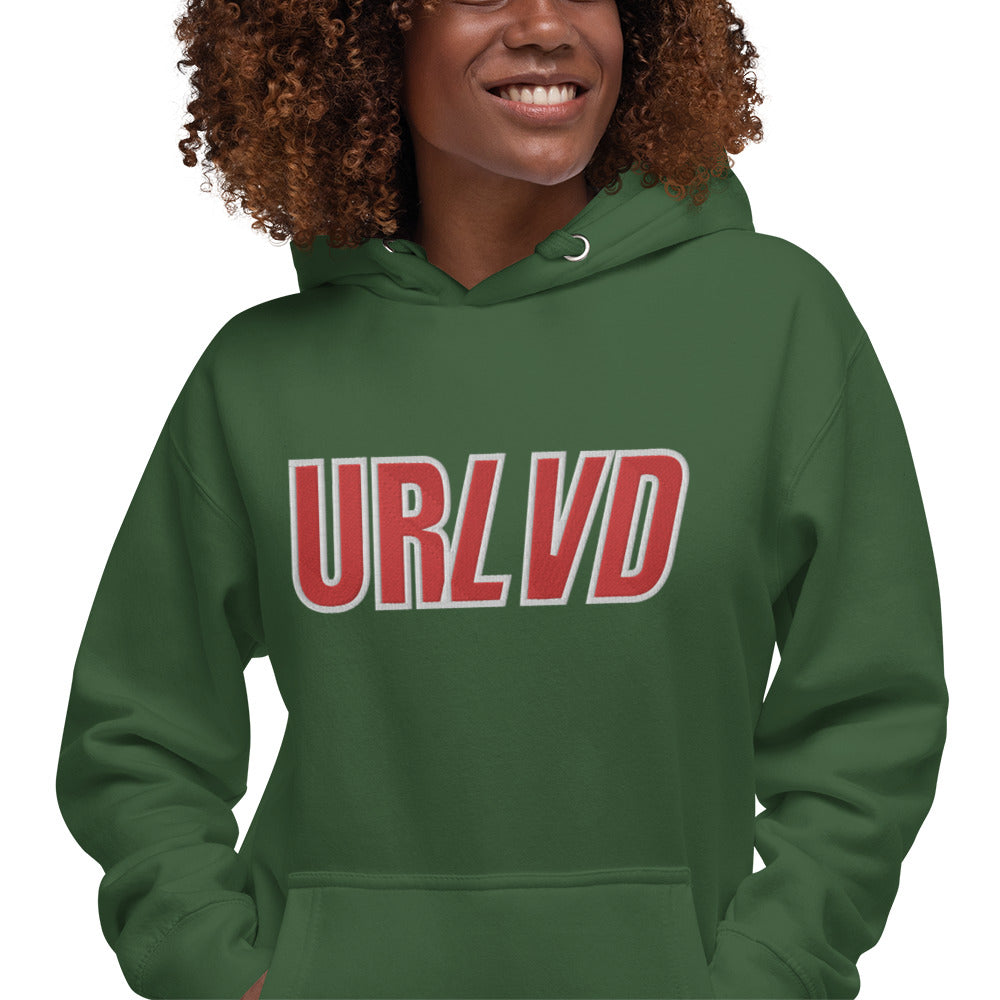 URLVD UNISEX “COLLEGIATE” HOODIE