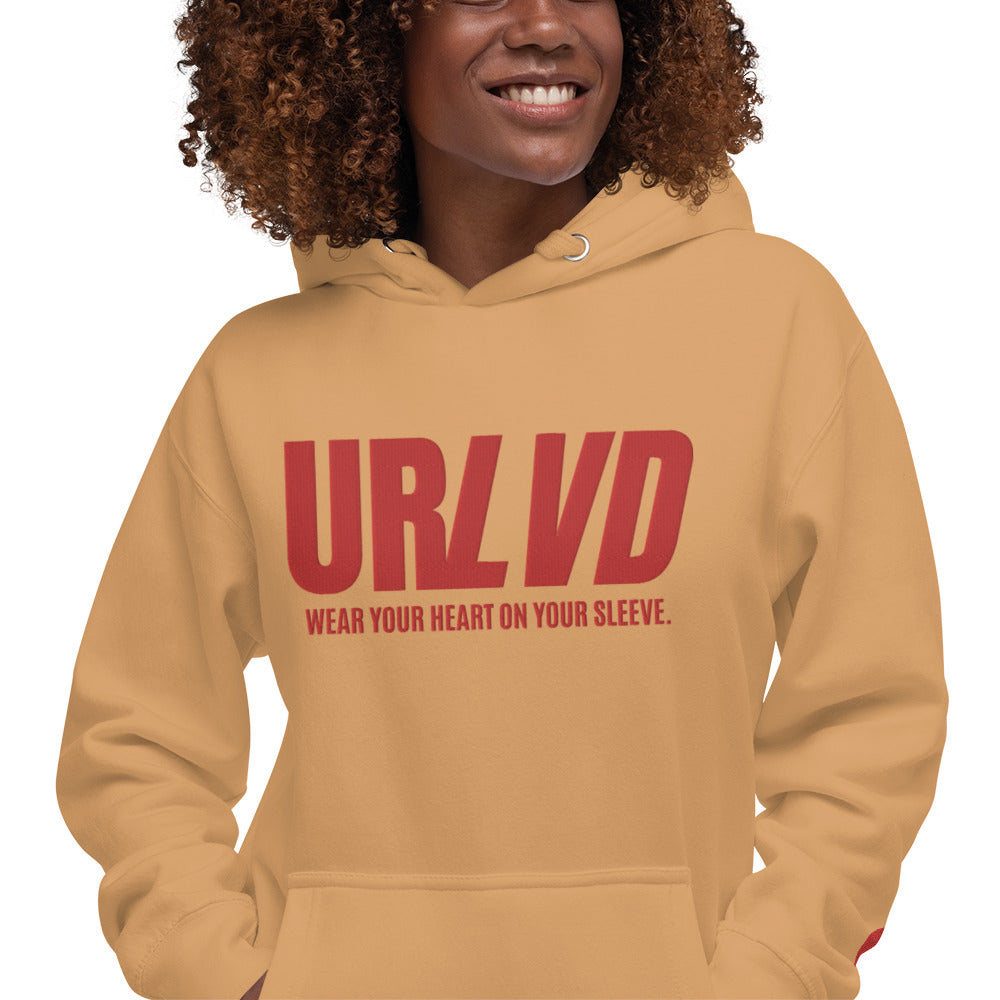 URLVD UNISEX “HEART ON SLEEVE” HOODIE