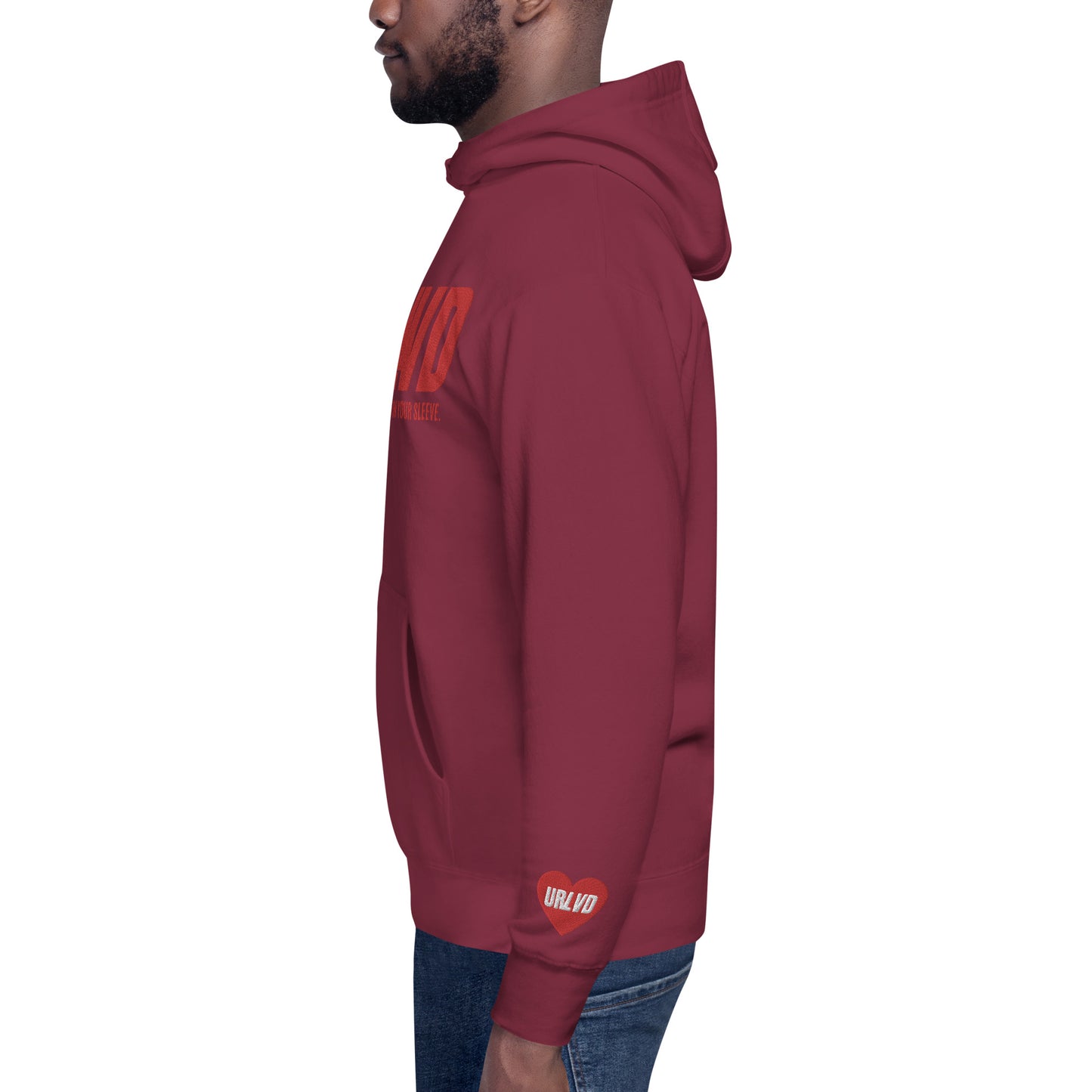 URLVD UNISEX “HEART ON SLEEVE” HOODIE