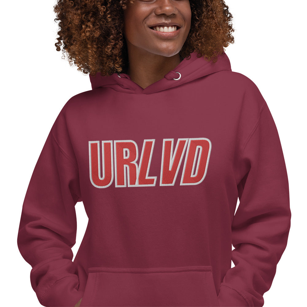 URLVD UNISEX “COLLEGIATE” HOODIE