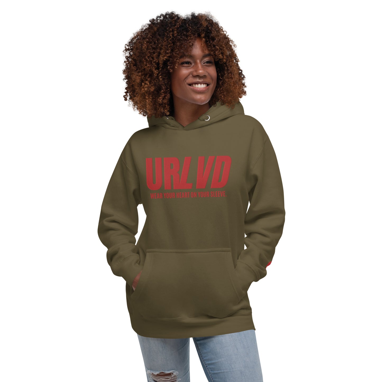 URLVD UNISEX “HEART ON SLEEVE” HOODIE