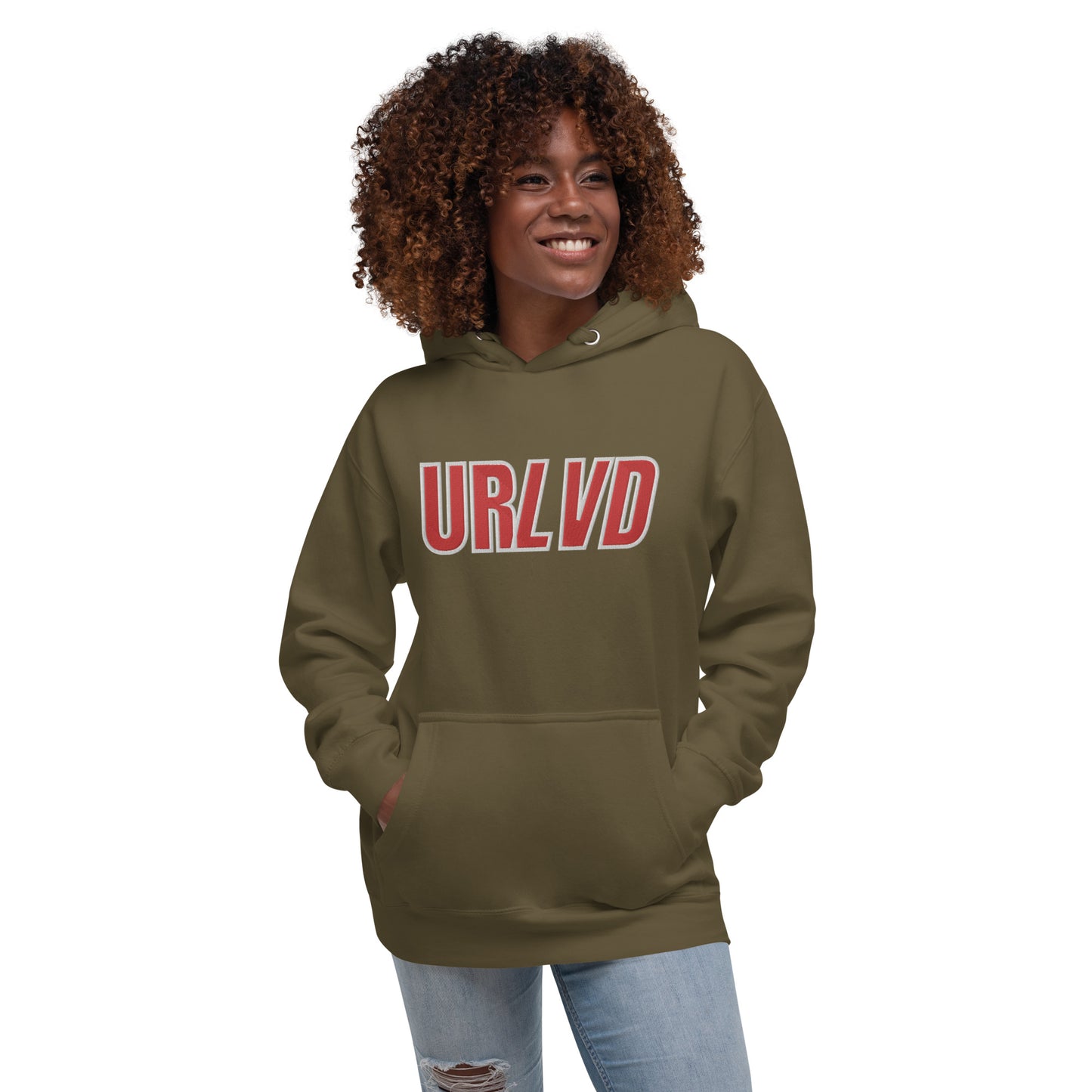 URLVD UNISEX “COLLEGIATE” HOODIE