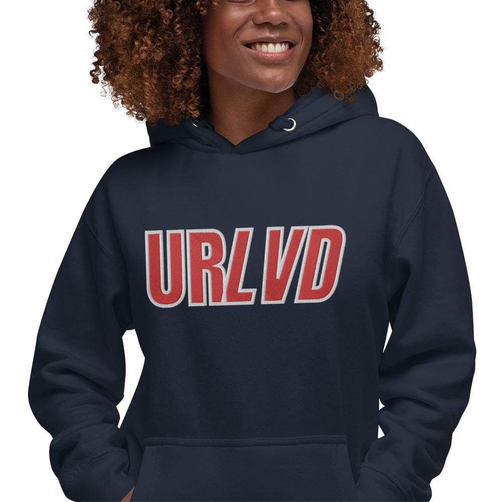 URLVD UNISEX “COLLEGIATE” HOODIE