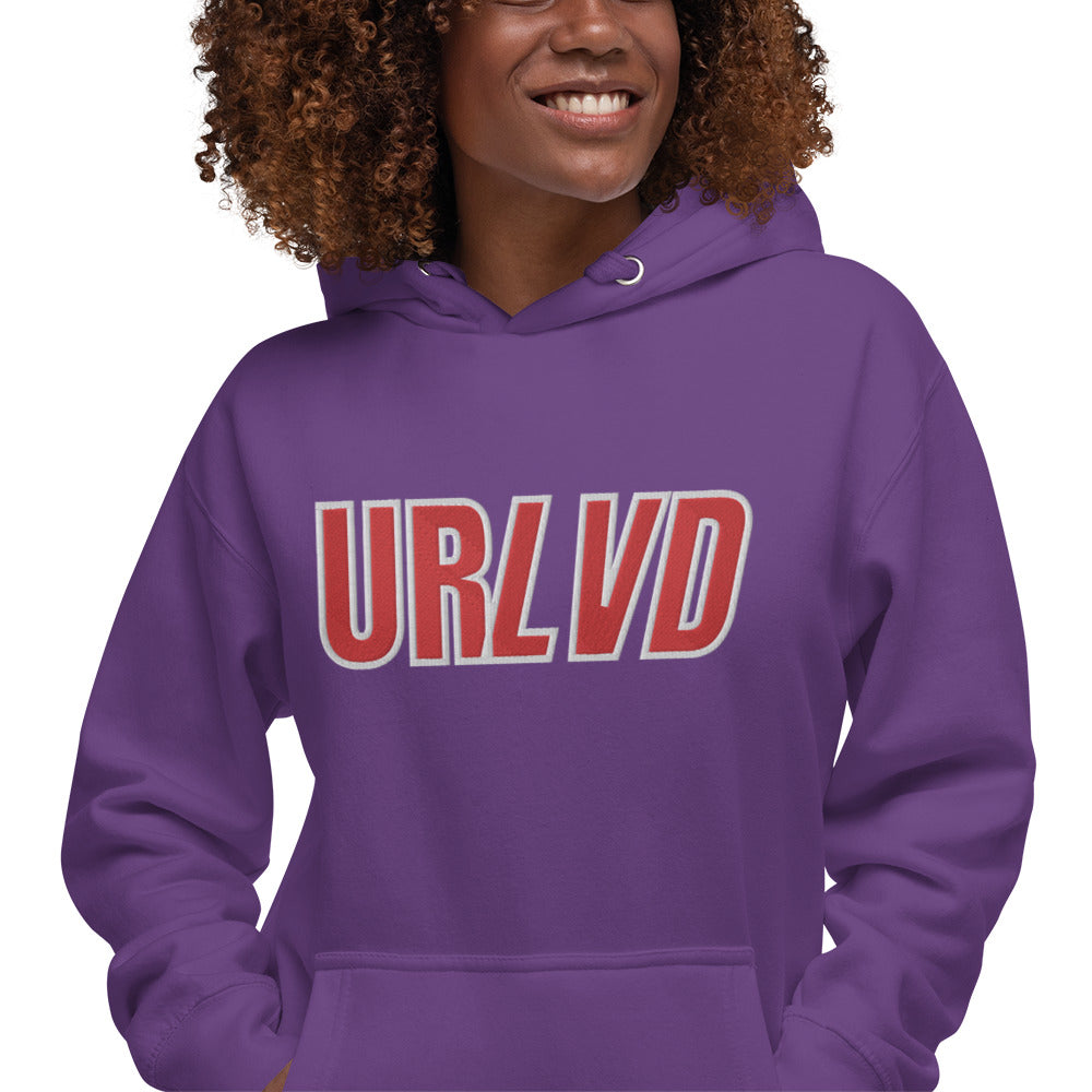 URLVD UNISEX “COLLEGIATE” HOODIE