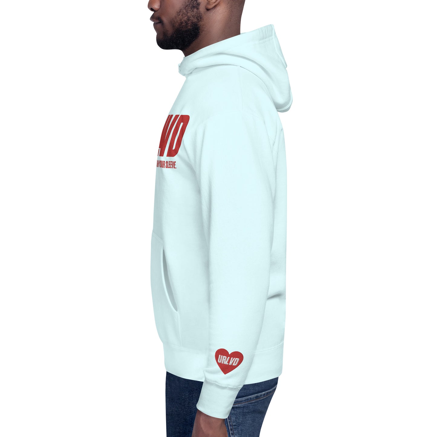 URLVD UNISEX “HEART ON SLEEVE” HOODIE
