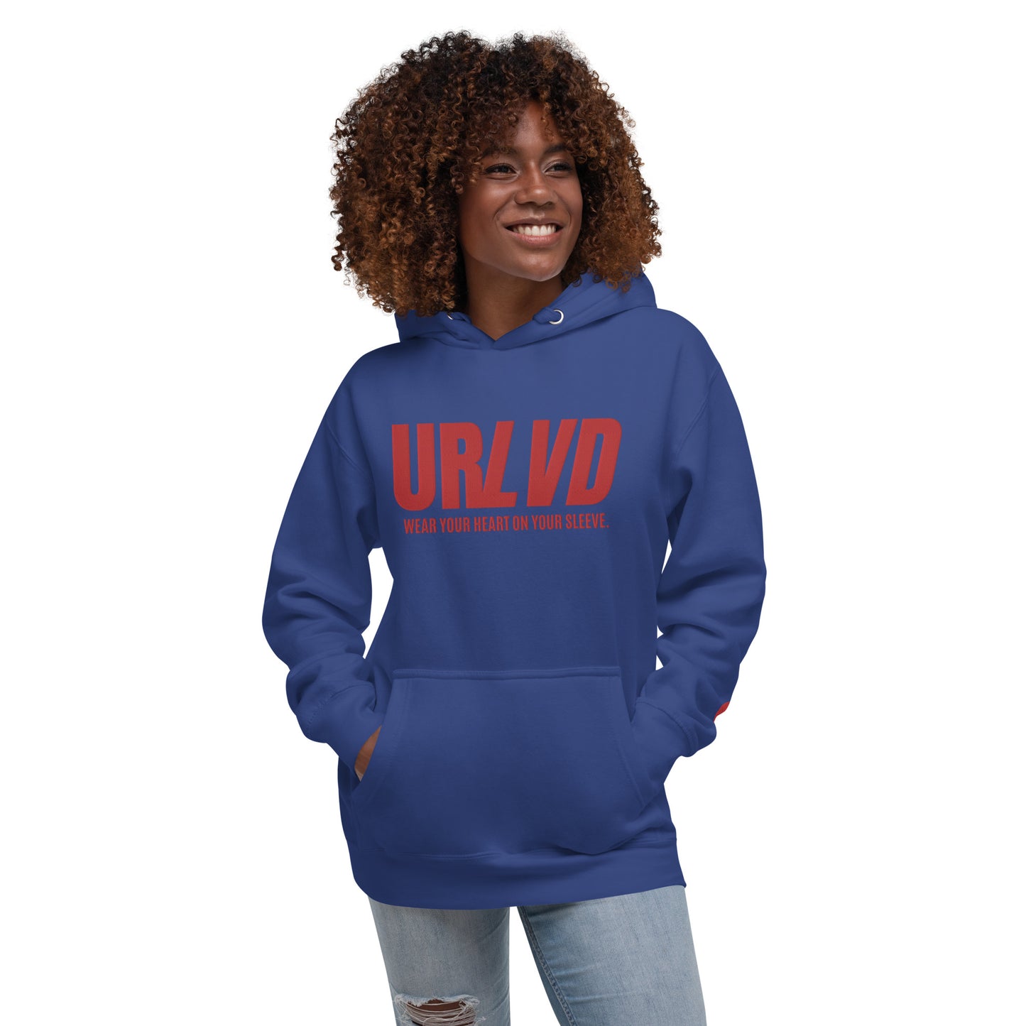 URLVD UNISEX “HEART ON SLEEVE” HOODIE
