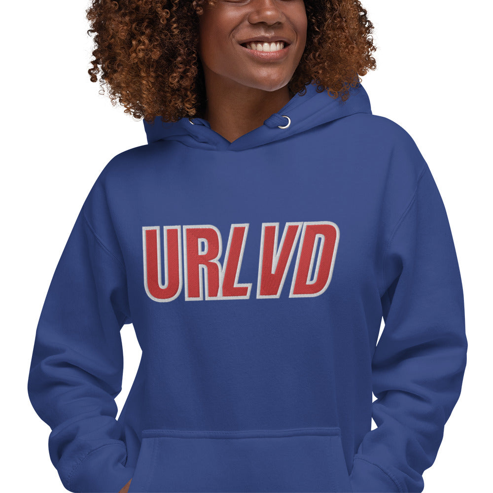 URLVD UNISEX “COLLEGIATE” HOODIE