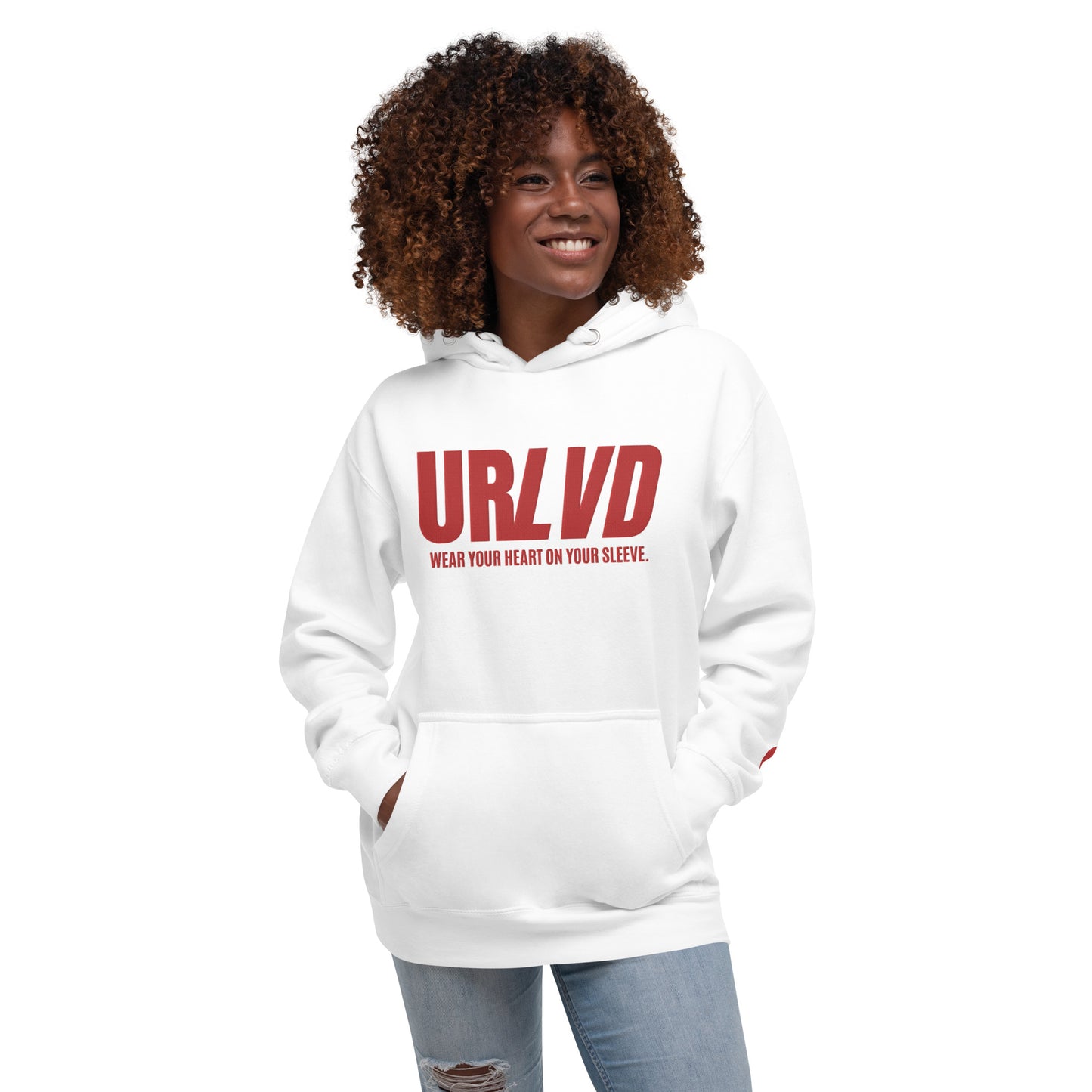 URLVD UNISEX “HEART ON SLEEVE” HOODIE