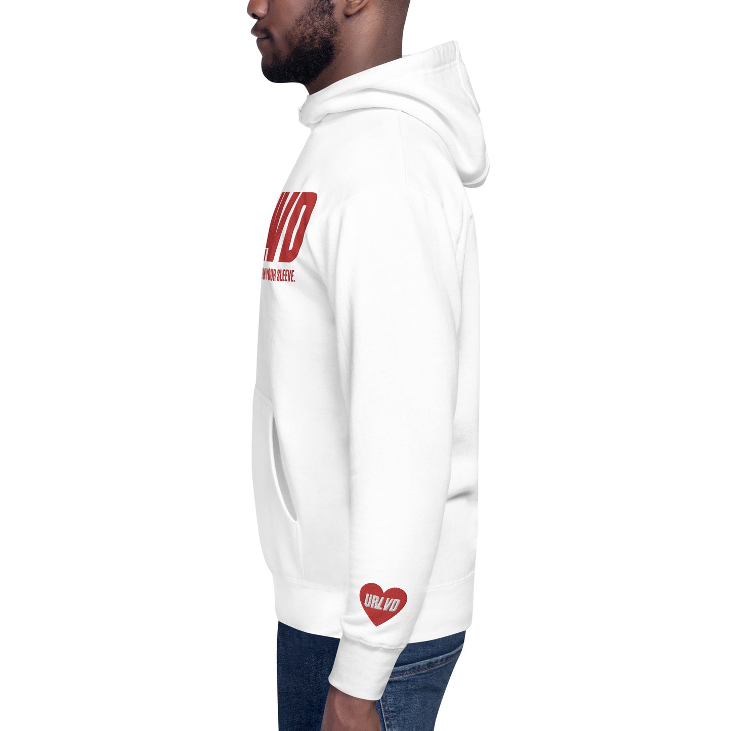 URLVD UNISEX “HEART ON SLEEVE” HOODIE